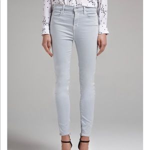 J Brand High Rise Jeans with zipper detail on hem